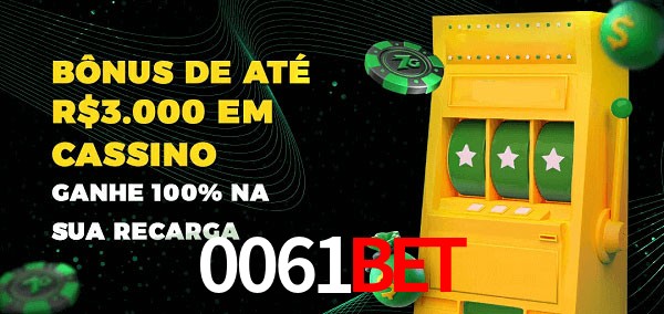 0061bet melhor bônus de depósito